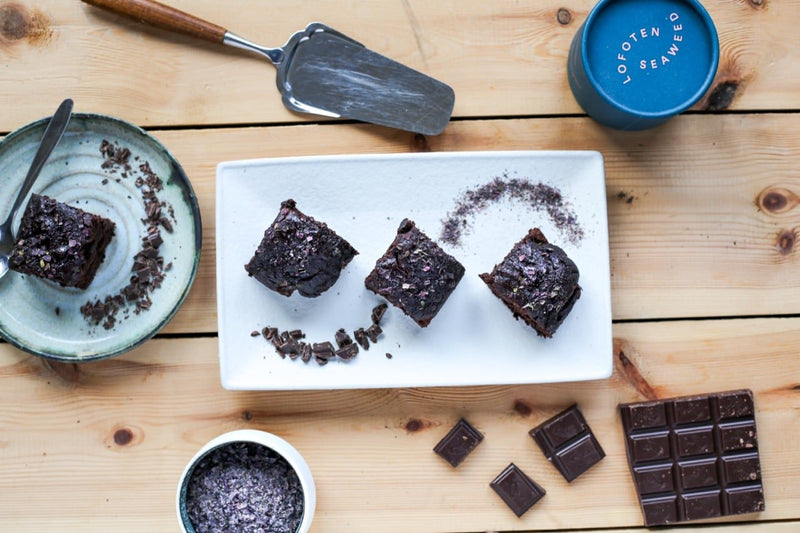 Vegan brownies with Dulse - Lofoten Seaweed