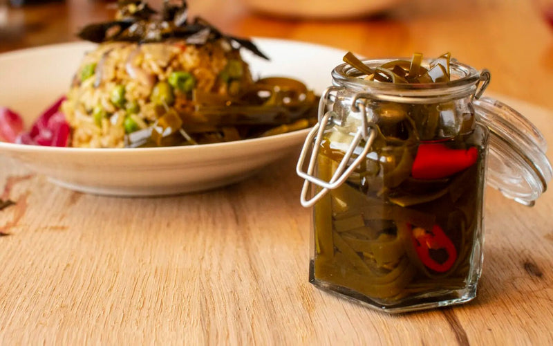 Pickled kombu with ginger and chilli - Lofoten Seaweed