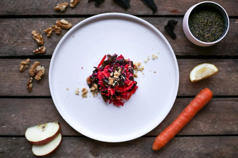 Dulse, beetroot and apple salad - Lofoten Seaweed